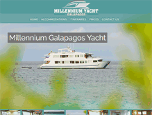 Tablet Screenshot of millenniumyacht.com